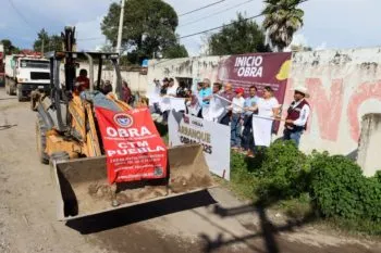 Gobierno de Tonantzin Fernández continúa rehabilitando vialidades en todo San Pedro Cholula