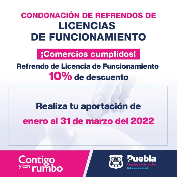 Aprovecha últimos días de condonación en licencias de funcionamiento