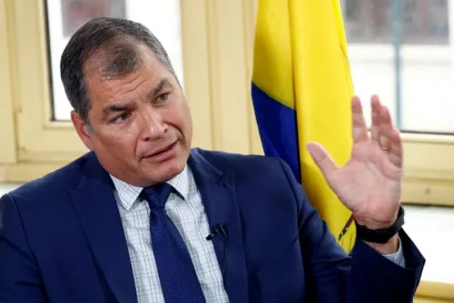 Ex presidente de Ecuador denuncia que pruebas en su contra son adulteradas