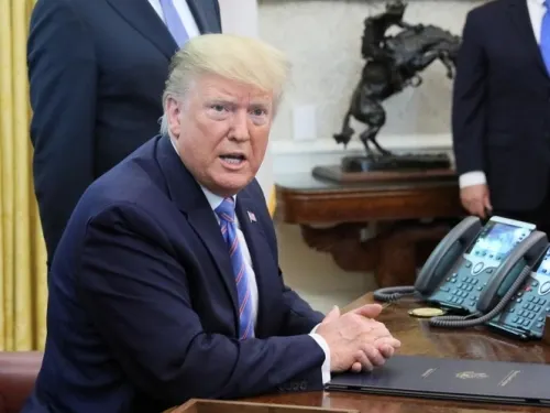 Trump descarta aranceles a México y elogia a López Obrador