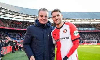 Con gol y derrota, Santiago Giménez cumple 100 partidos con el Feyenoord