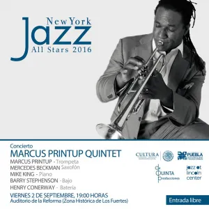 Marcus Printup, dará concierto en Puebla