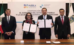 Puebla y Secretaría General Iberoamericana firman acuerdos de colaboración