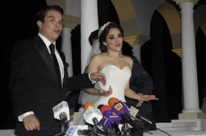 Sherlyn y líder del Panal se casan por la Iglesia en Puebla
