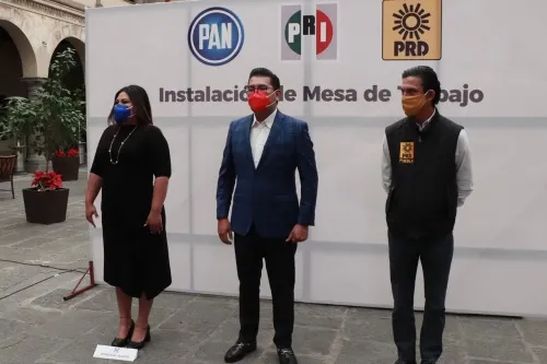 Instalan Mesa de Trabajo dirigencias del PAN, PRI y PRD con miras a 2021   