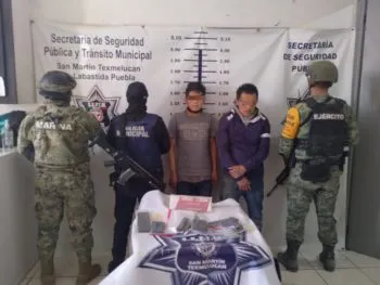 La SSP de San Martín en coordinación con los tres niveles de gobierno, logran importante detención en Moyotzingo