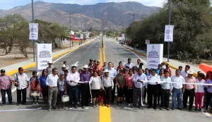 RMV inaugura la reconstrucción de la Carretera Coxcatlán-Tilapa