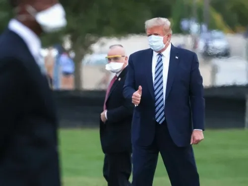 Trump lleva 24 horas sin presentar síntomas: médico