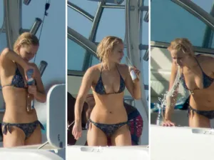 Captan a Jennifer Lawrence disfrutando de las Bahamas