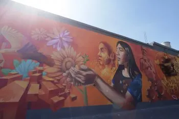 Inauguran mural “De la esperanza al porvenir”, para reflexionar sobre la Covid