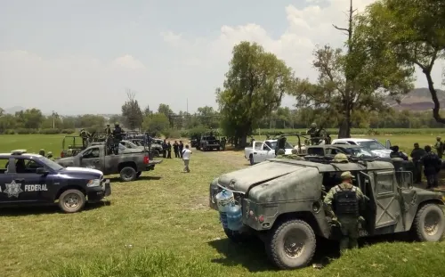 En Hidalgo, pobladores de Tetepango evitan decomiso de ‘huachicol’
