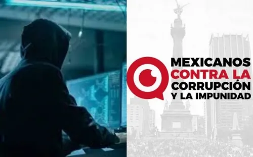 Con imagen de RMV y Alonso, hackean página de Mexicanos contra la Corrupción