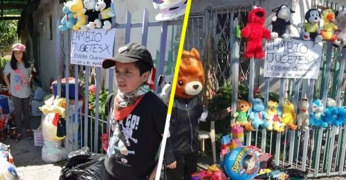 Sniff: niños ofrecen sus juguetes a cambio de despensa para ayudar a su mamá sin trabajo