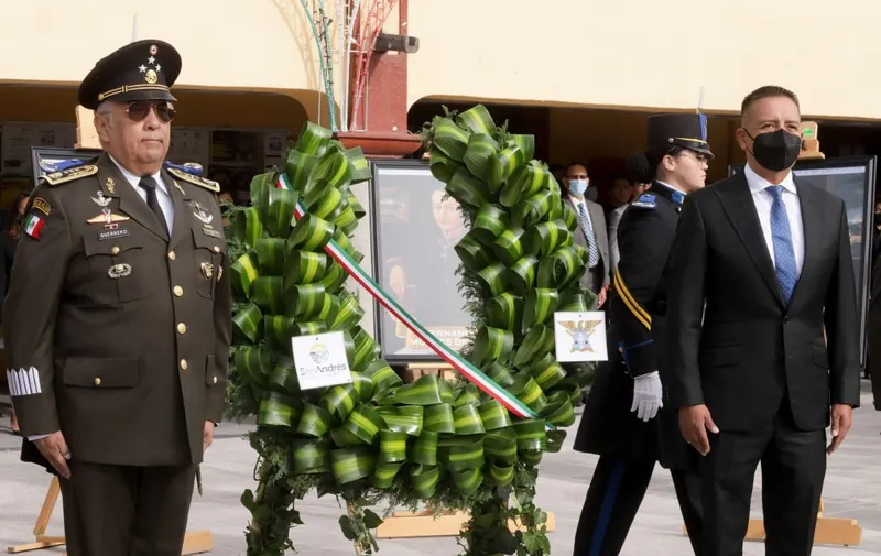 Ceremonia de los Niños Héroes en San Andrés