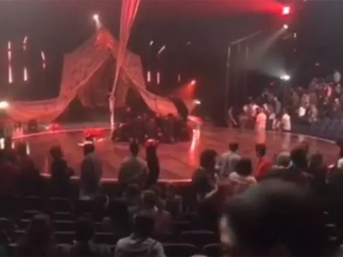 Acróbata del Cirque du Soleil muere al caer durante actuación