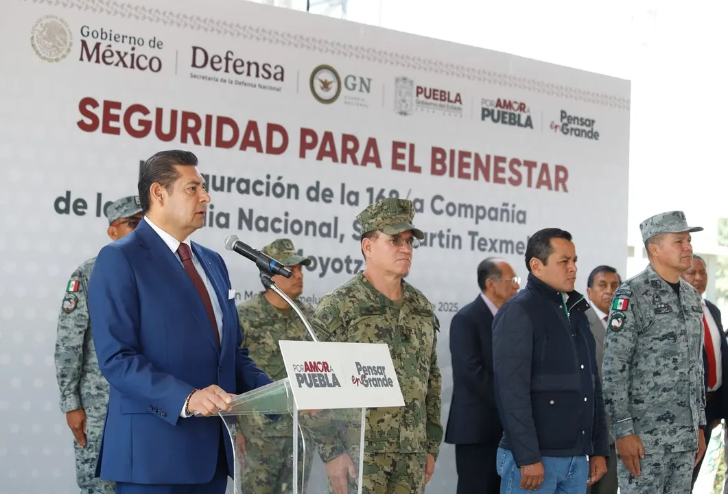 Gob Pue Texmelucan Inauguracion Compania Guardia Nacional