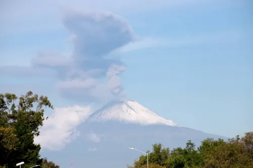 Popocatépetl reporta actividad estable: Protección Civil