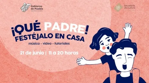 Alista Secretaría de Cultura programación especial por el Día del Padre