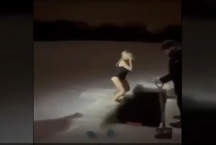 Mujer rusa ahogada