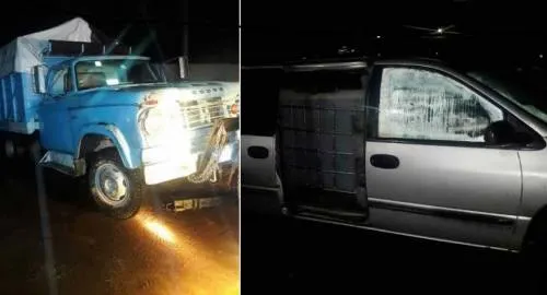 Detienen a 4 huachicoleros en Texmelucan; transportaban 5 mil litros de combustible
