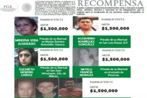 PGR ofrece 2 mdp de recompensa por desaparecidos
