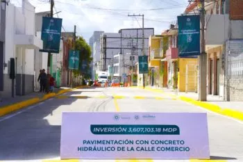 San Martín Texmelucan avanza en la construcción de más de 11 kilómetros de vialidades con concreto hidráulico