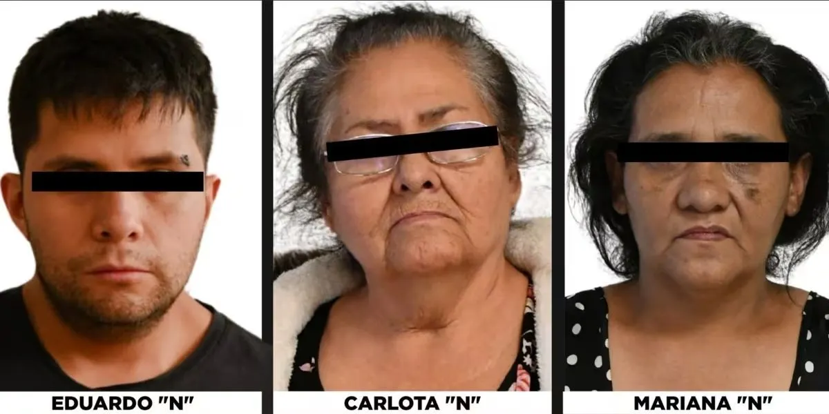Vinculan a proceso a Carlota N. y a sus dos hijos por homicidio calificado