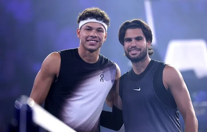 Ben Shelton y Carlos Alcaraz