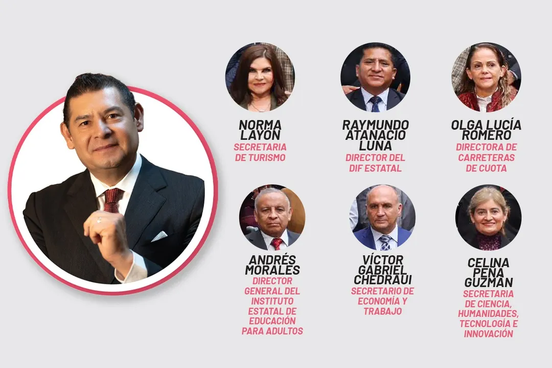 Nombra Alejandro Armenta a seis nuevos integrantes de su gabinete