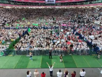 Sheinbaum destaca apoyos y nuevas obras durante visita a San Luis Potosí