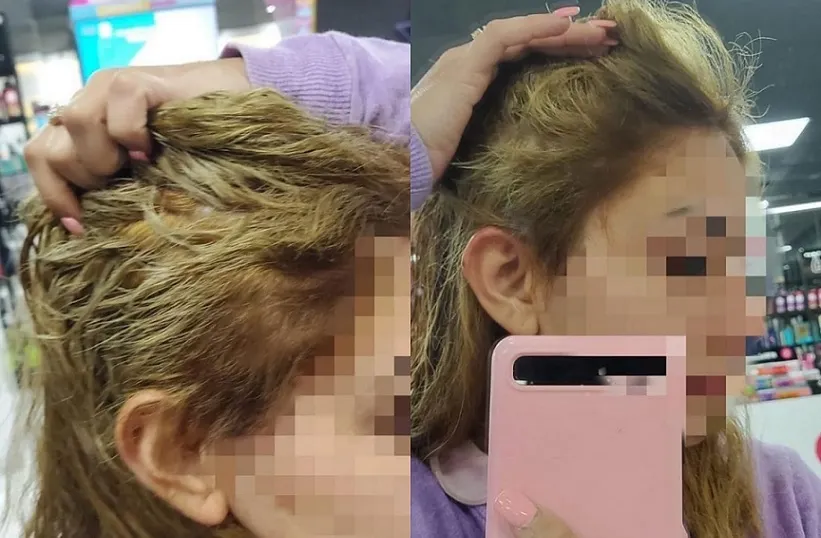 Poblana va al salón de belleza, la queman y la dejan sin pelo