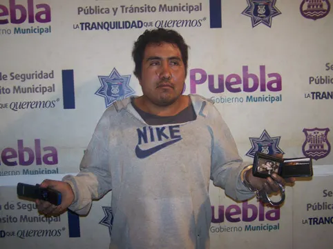 Presunto ladrón de la Jorge Murad asegurado por la Policía Municipal Preventiva