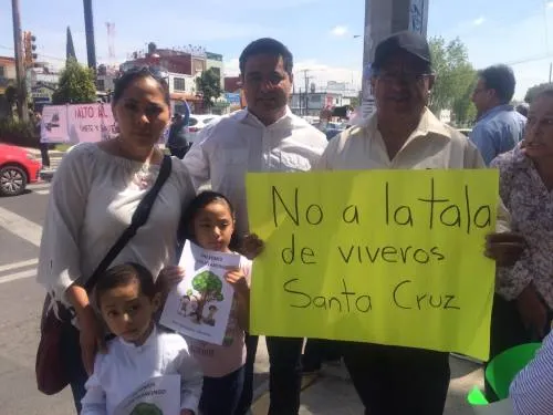 Vecinos exigen freno a la tala de árboles en vivero de “Santa Cruz”