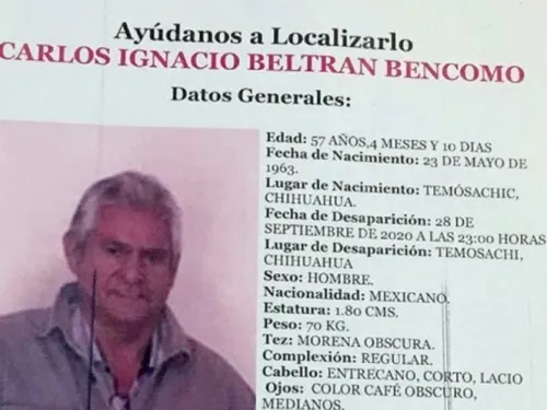 Comando levanta y ejecuta a alcalde de Temósachic, Chihuahua