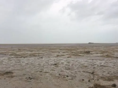 El inquietante efecto del huracán Irma en Bahamas: La playa se quedó sin mar