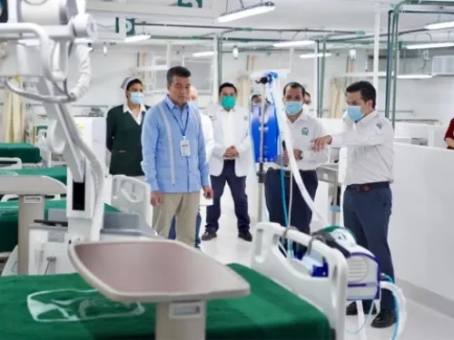 Coronavirus: IMSS pone en marcha hospital para proceso de recuperación