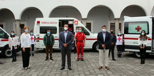 Cruz Roja Puebla recibe donativo por parte de Driscoll´s con valor de más de 1 millón 400 mil pesos