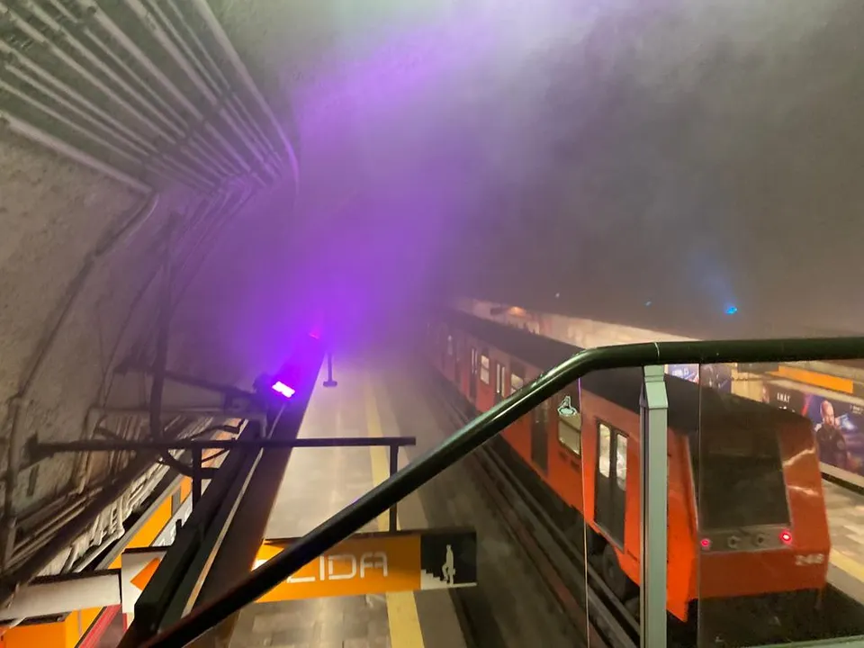Incidente Línea 7 Metro