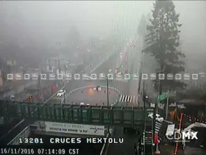 Reportan banco de niebla en la México-Toluca