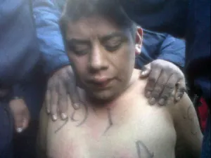 Casi linchan a ladrón en Tianguis de Texmelucan
