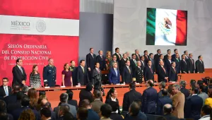 RMV asiste a sesión del Consejo Nacional de Protección Civil