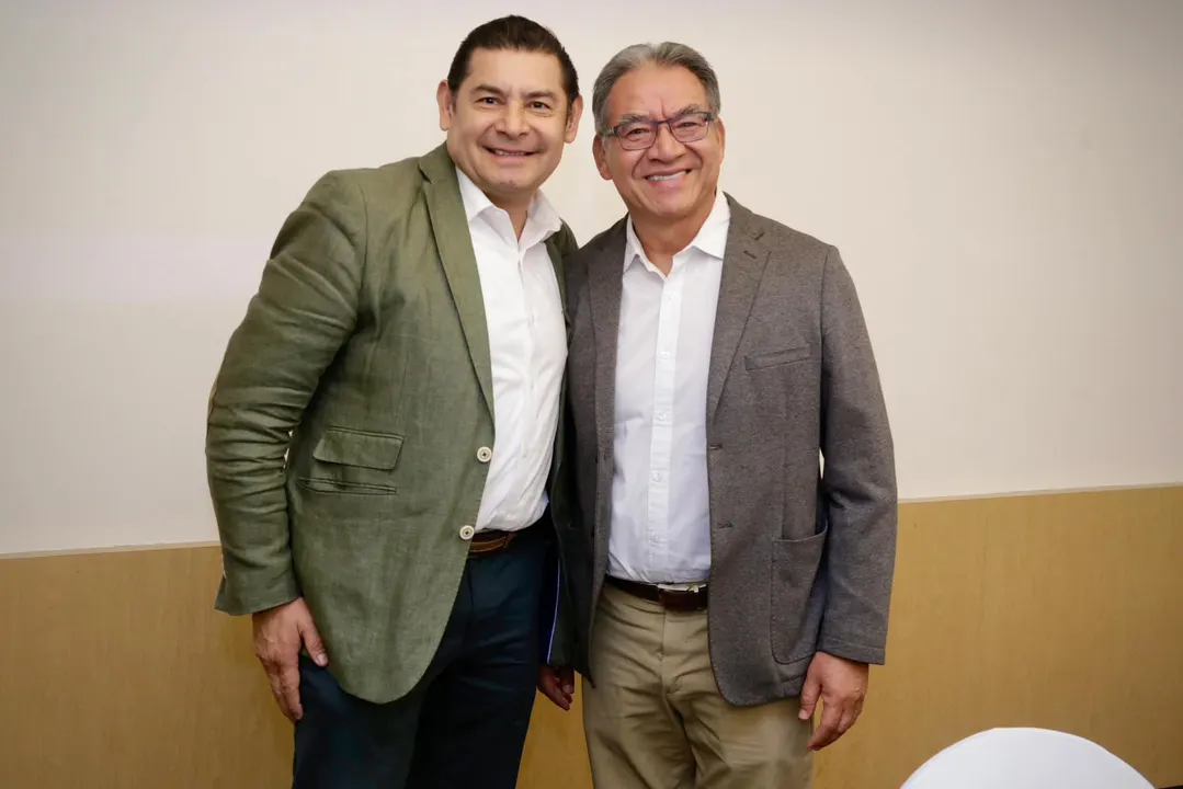 Alejandro Armenta y Melitón Lozano/ Foto: X @armentapuebla_