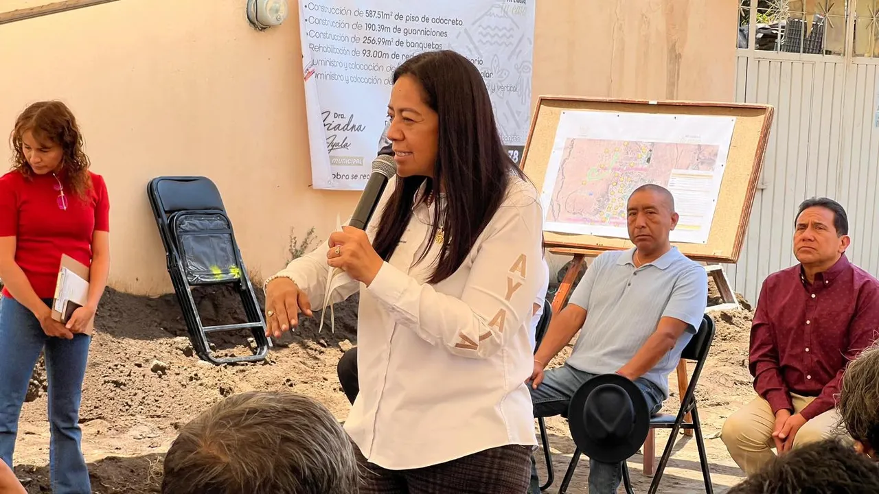 Seguimos realizando obras con sentido social para impulsar el desarrollo y bienestar de Atlixco: Ariadna Ayala