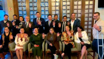 Alejandro Armenta e Ignacio Mier se reúnen con diputados federales de la 4T