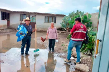 Deslizamientos de tierra y 11 familias damnificadas, saldo de lluvias del fin de semana en Puebla