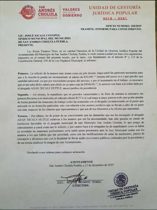 La Varguitas de San Andrés Cholula: Más Sueldo y Auto Oficial para Vacaciones…