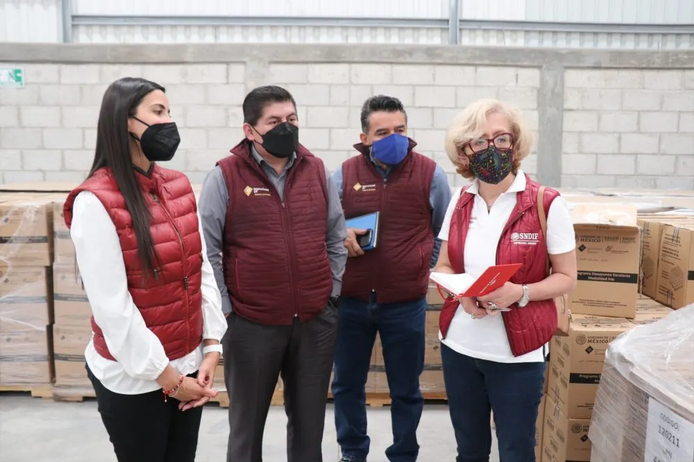 Inspeccionan SNDIF y SEDIF programas alimentarios al interior del estado
