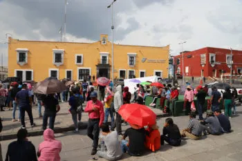 Integrantes de la 28 de Octubre se reunieron con autoridades en Casa Aguayo, tras muerte de franelero