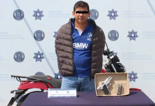 Detienen a sujeto por portación ilegal de arma de fuego