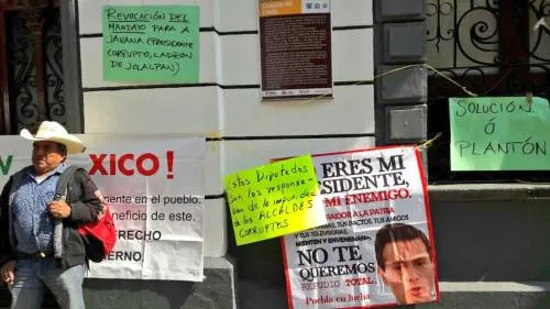 Petición para destituir a edil de Jolalpan será llevada al Congreso de la Unión